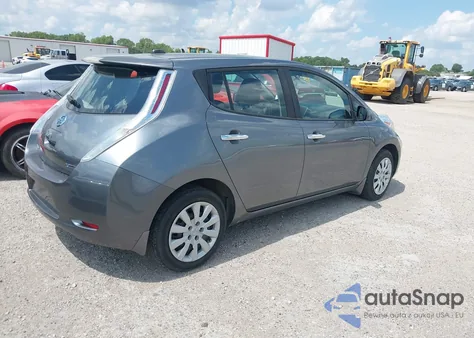 2014 Nissan Leaf S из США, поврежденный, VIN 1N4AZ0CP7EC339255